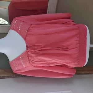 Reece Coral Blouse Sz Md